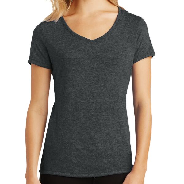 District Made DM1530L Ladies Perfect Tri ™ V Neck Tee Thumbnail