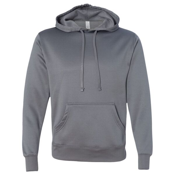 Independent Trading EXP444PP Poly-Tech Hooded Pullover Sweatshirt Thumbnail