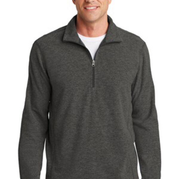 Port Authority F234 Heather Microfleece 1/2-Zip Pullover Thumbnail