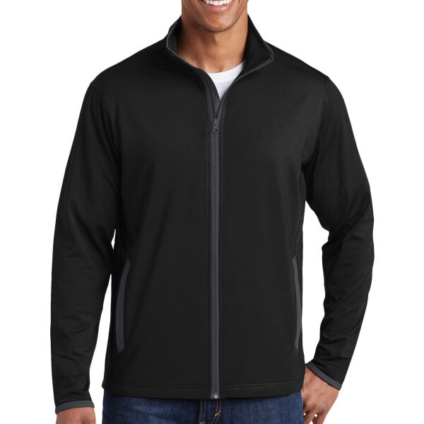 Sport Tek ST853 Sport Wick ® Stretch Contrast Full Zip Jacket Thumbnail