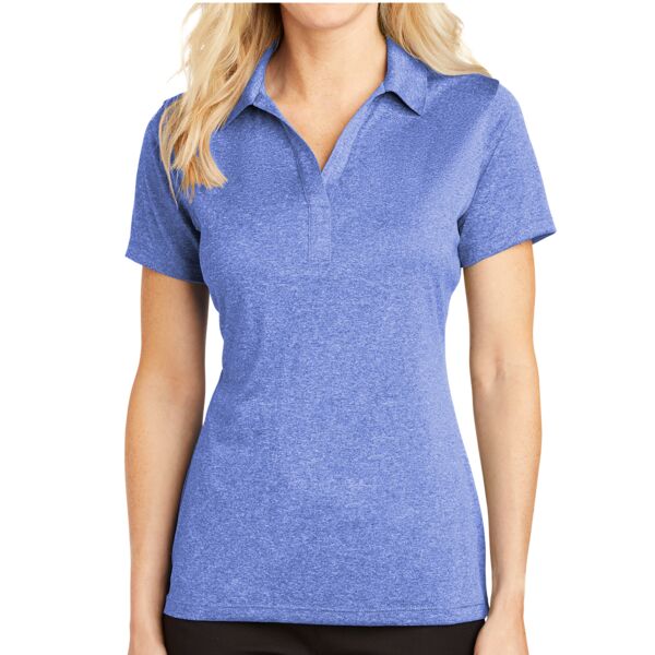 ms Sport Tek LST660 Ladies Heather Contender™ Polo Thumbnail