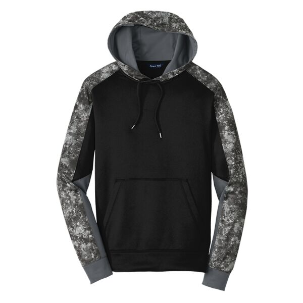 Sport Tek ST231 Sport Wick ® Mineral Freeze Fleece Colorblock Hooded Pullover Thumbnail