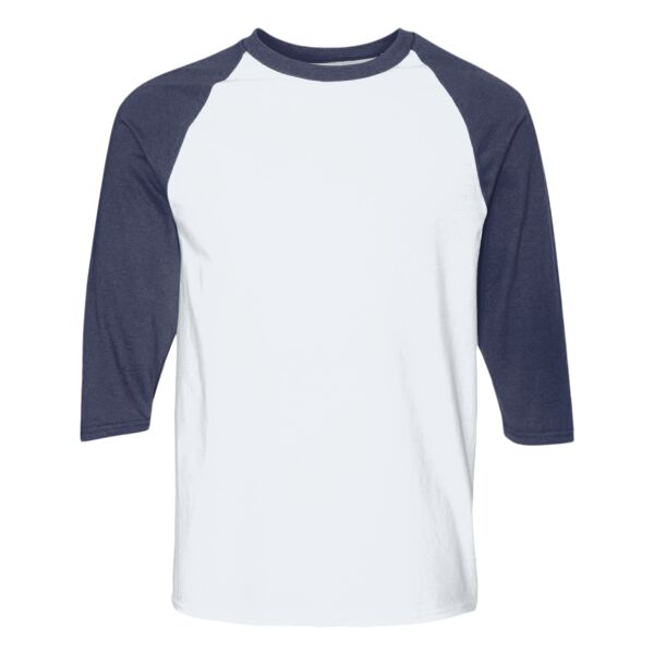 mf Gildan 5700 Heavy Cotton Three-Quarter Raglan Sleeve T-Shirt Thumbnail
