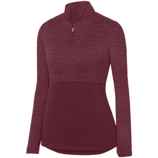 Augusta 2909 Ladies Tonal Heather 1/4 Zip Thumbnail