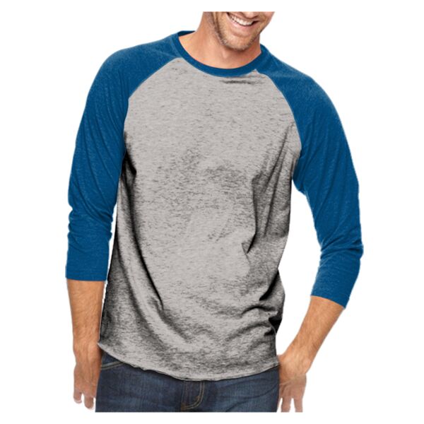 hc LAT 6930 Fine Jersey Three-Quarter Sleeve Baseball T-Shirt Thumbnail