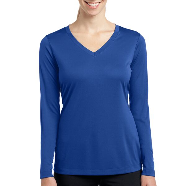 fx Sport Tek LST353LS Ladies Long Sleeve V Neck Competitor™ Tee Thumbnail