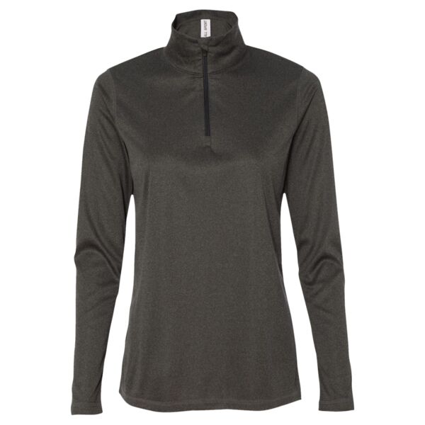 hs All Sport W3006 Ladies' Quarter-Zip Lightweight Pullover Thumbnail