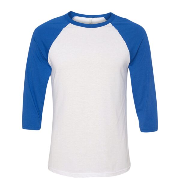 mc Bella 3200 Unisex Three-Quarter Sleeve Baseball Tee Thumbnail