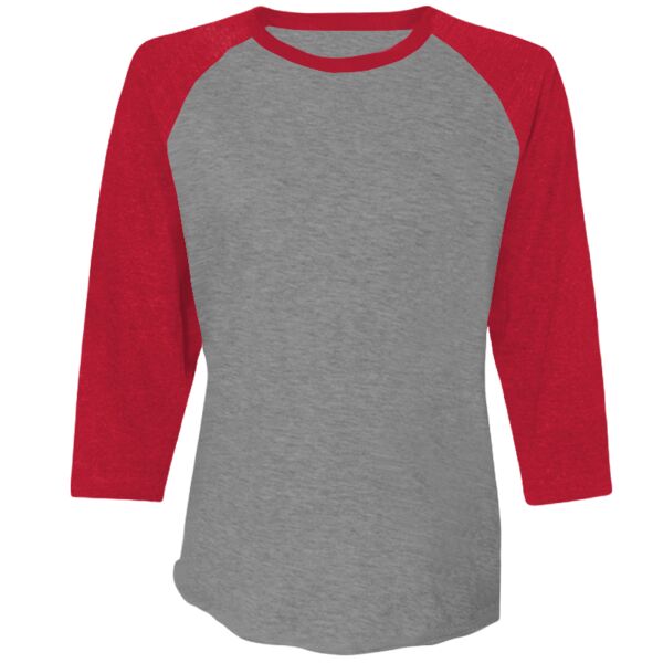 tc  Next Level 6051Unisex Tri-Blend 3/4-Sleeve Raglan Thumbnail