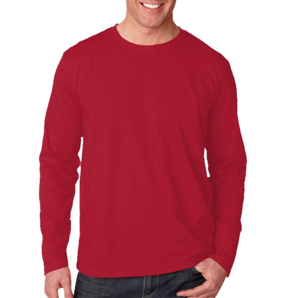 Adult Softstyle Long-Sleeve Cotton T-Shirt Thumbnail