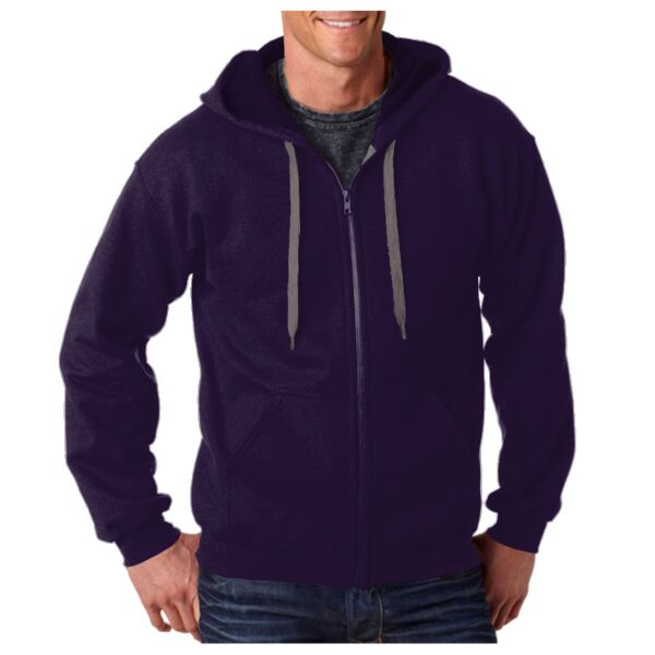 Adult 50/50 Heavy BlendTM Vintage Classic Full Zip Hooded Sweatshirt Thumbnail
