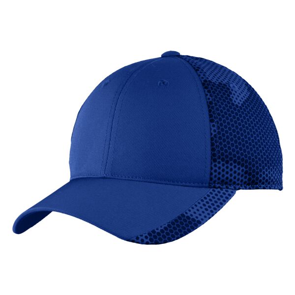 SportTek STC23 CamoHex Cap Thumbnail