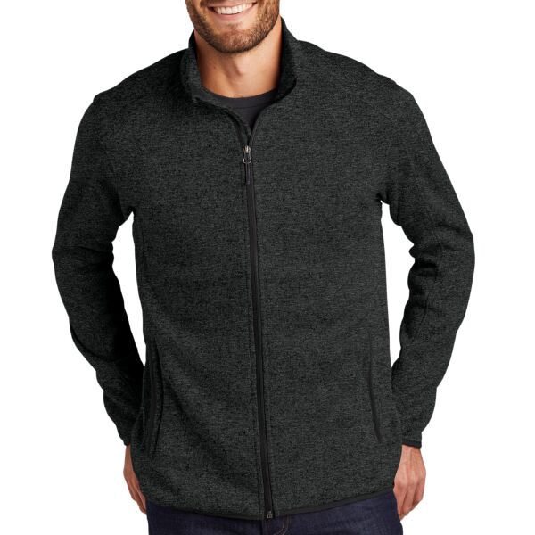 Port Authority F232 Adult Sweater Fleece Jacket Thumbnail