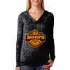 The Ladies’ Poly/Cotton Burnout Hoodie Thumbnail