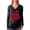 The Ladies’ Poly/Cotton Burnout Hoodie Thumbnail