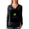 The Ladies’ Poly/Cotton Burnout Hoodie Thumbnail