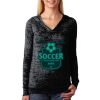 The Ladies’ Poly/Cotton Burnout Hoodie Thumbnail