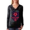 The Ladies’ Poly/Cotton Burnout Hoodie Thumbnail