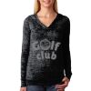 The Ladies’ Poly/Cotton Burnout Hoodie Thumbnail