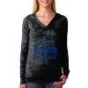 The Ladies’ Poly/Cotton Burnout Hoodie Thumbnail