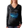 The Ladies’ Poly/Cotton Burnout Hoodie Thumbnail