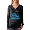 The Ladies’ Poly/Cotton Burnout Hoodie Thumbnail