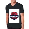 Adult Softstyle Cotton V-Neck T-Shirt Thumbnail