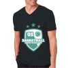 Adult Softstyle Cotton V-Neck T-Shirt Thumbnail