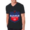Adult Softstyle Cotton V-Neck T-Shirt Thumbnail