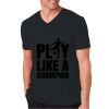 Adult Softstyle Cotton V-Neck T-Shirt Thumbnail