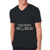 Adult Softstyle Cotton V-Neck T-Shirt Thumbnail