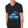 Adult Softstyle Cotton V-Neck T-Shirt Thumbnail