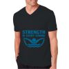 Adult Softstyle Cotton V-Neck T-Shirt Thumbnail