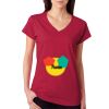 Junior Fit Softstyle Cotton V-Neck T-Shirt Thumbnail