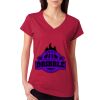 Junior Fit Softstyle Cotton V-Neck T-Shirt Thumbnail