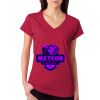 Junior Fit Softstyle Cotton V-Neck T-Shirt Thumbnail