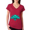 Junior Fit Softstyle Cotton V-Neck T-Shirt Thumbnail