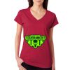 Junior Fit Softstyle Cotton V-Neck T-Shirt Thumbnail