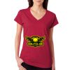 Junior Fit Softstyle Cotton V-Neck T-Shirt Thumbnail