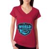 Junior Fit Softstyle Cotton V-Neck T-Shirt Thumbnail