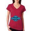Junior Fit Softstyle Cotton V-Neck T-Shirt Thumbnail