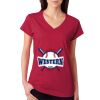 Junior Fit Softstyle Cotton V-Neck T-Shirt Thumbnail