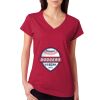 Junior Fit Softstyle Cotton V-Neck T-Shirt Thumbnail