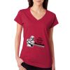 Junior Fit Softstyle Cotton V-Neck T-Shirt Thumbnail