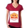 Junior Fit Softstyle Cotton V-Neck T-Shirt Thumbnail