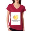 Junior Fit Softstyle Cotton V-Neck T-Shirt Thumbnail