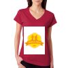 Junior Fit Softstyle Cotton V-Neck T-Shirt Thumbnail