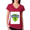 Junior Fit Softstyle Cotton V-Neck T-Shirt Thumbnail