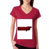 Junior Fit Softstyle Cotton V-Neck T-Shirt Thumbnail