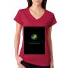 Junior Fit Softstyle Cotton V-Neck T-Shirt Thumbnail